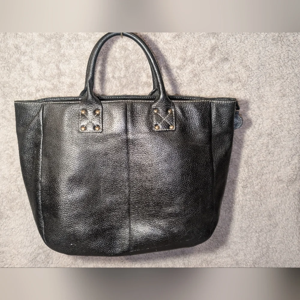 🖤GAP🖤 Vintage Genuine Leather Carry All Tote Bag - Picture 2 of 9